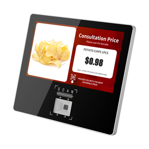 Comprobación de código Qr Hardware Comprobador de precios Pantalla LED Escáner de código de barras con carcasa de metal - Product Image 1