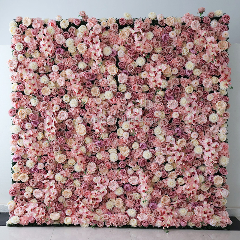 360 fiore rosa muro