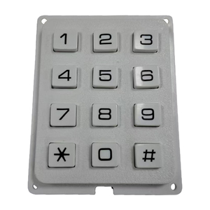 Teclado de goma Teclado 3*4 Botones numéricos Moldes Panel de módulo de control para teléfono - Product Image 1