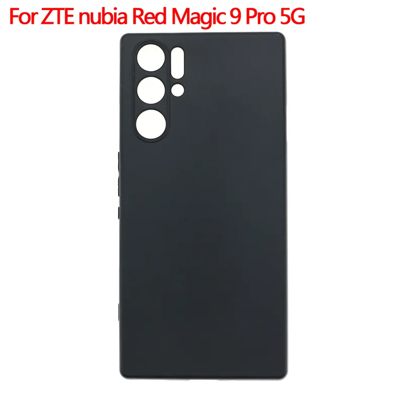 Üretici toptan mat TPU kılıfları yumuşak buzlu arka kapak silikon cep ZTE için telefon kılıfı nubia kırmızı sihirli 9 Pro 5G siyah
