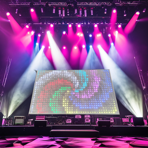 Size Customized FY P30(mm) LED Vision Flag Light 144X96CM RGB LEDs <strong>SD</strong> <strong>Card</strong> Built in <strong>Program</strong> Lamp Body Projection Lights - Product Image 5