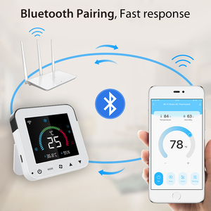 Controllo a distanza WIFI con controllo a corrente alternata tramite app, controllo locale per la temperatura e l'umidità - Product Image 3