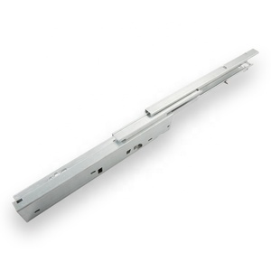 Cesta de amortiguación plegable para cajones, canal de empuje para abrir rieles telescópicos ocultos, cierre suave debajo de montaje, deslizador de cajón oculto, 3 uds. - Product Image 3