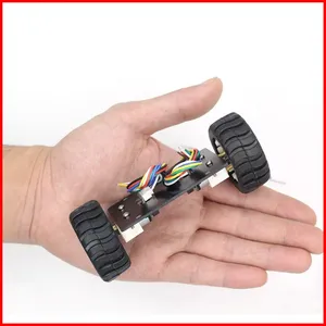 Motor de engranaje de metal N20 DC 6V con codificador magnético de Sensor Hall para Arduino Mini Robot 2WD de autoequilibrio