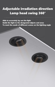 Kabine aydınlatma için Modern küçük kesme yüksek CRI ayarlanabilir gömme LED Mini Spot ışık - Product Image 4
