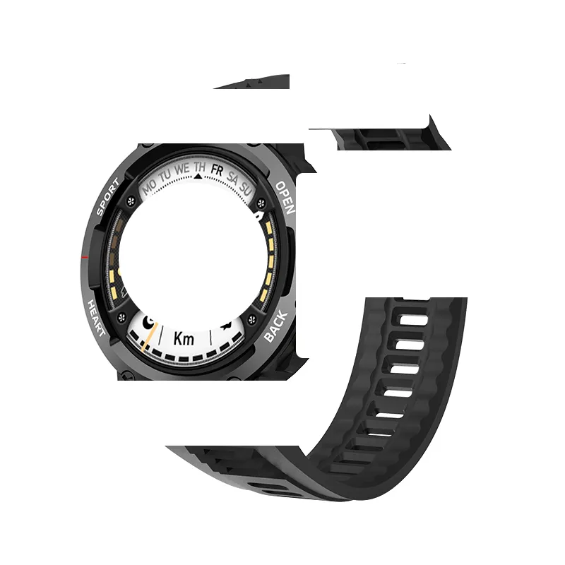 Bracelet intelligent Montre de santé étanche IP67 Montre intelligente sport à écran rond de 1.52 pouces