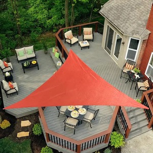 Benutzer definierte Dreieck Carport Plain Weaving 90% UV-Schutz die Sun Sail Shading Netze - Product Image 3
