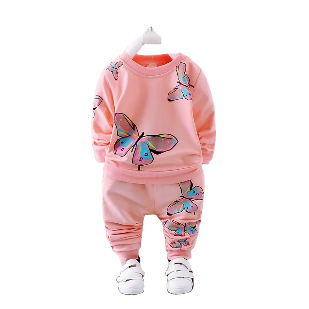 Ropa Para niña pequeña, camiseta de manga larga estampada + Pantalones, chándal, traje para niño, disfraz de fortnight, ropa para niño