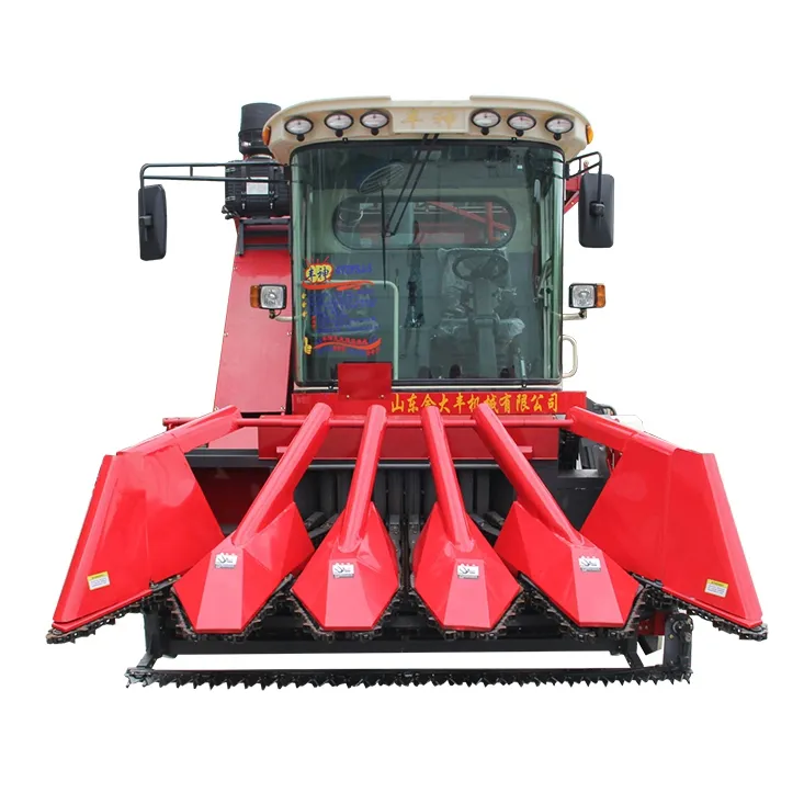 Harvester de combine maize 5 linhas com coletor de silagem