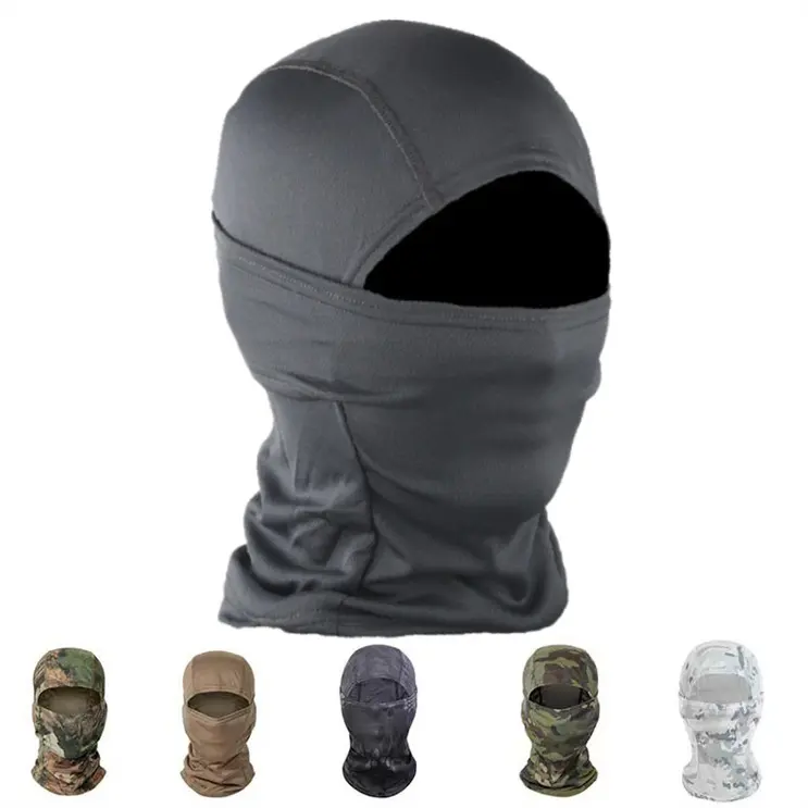 Oem Acrílico Inverno Quente Um Buraco Malha Balaclava Beanie Hat Logotipo Personalizado Em Todo O Esqui Máscara