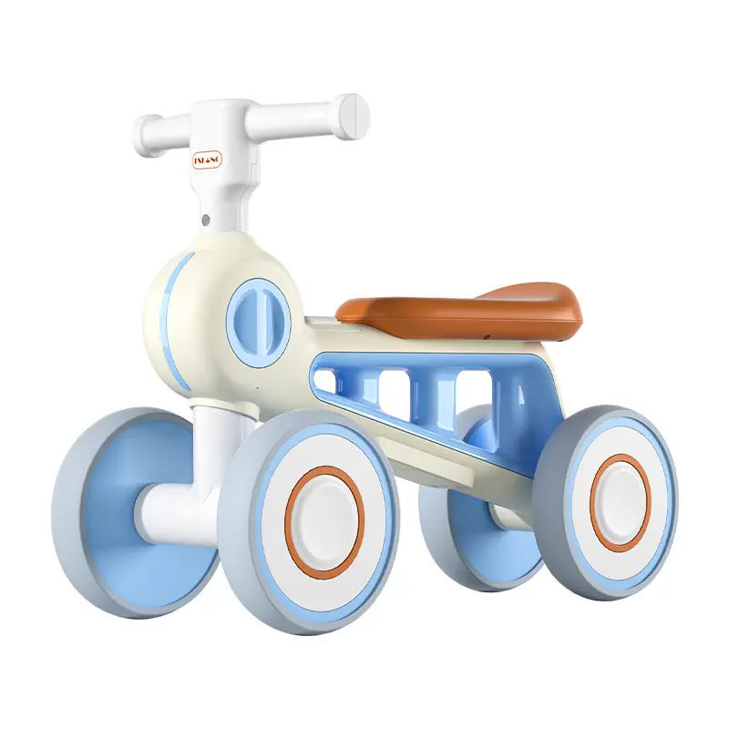 Equilibrio de cuatro ruedas de aprendizaje para niños de alta calidad adecuado para niños de 1 a 3 años, paseo en coche para bebés