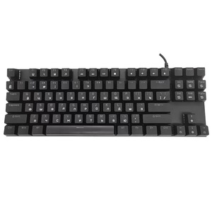 คีย์บอร์ดสำหรับเล่นเกม RGB tkl 87ปุ่มแบบมีสาย K7คีย์บอร์ดดีไซน์เหมาะกับสรีระคอมพิวเตอร์ภาษารัสเซียใช้เชื่อมต่อ3.0กับเดสก์ท็อป - Product Image 2