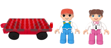 1 Coche y 2 Figuras