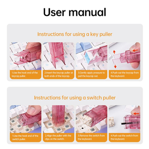 2 in 1 Switch Keycap Puller for Mechanical <strong>Keyboard</strong> <strong>Key</strong> Switch Keycap Puller Easily Remove <strong>Replace</strong> Gaming <strong>Keyboard</strong> Switches - Product Image 3