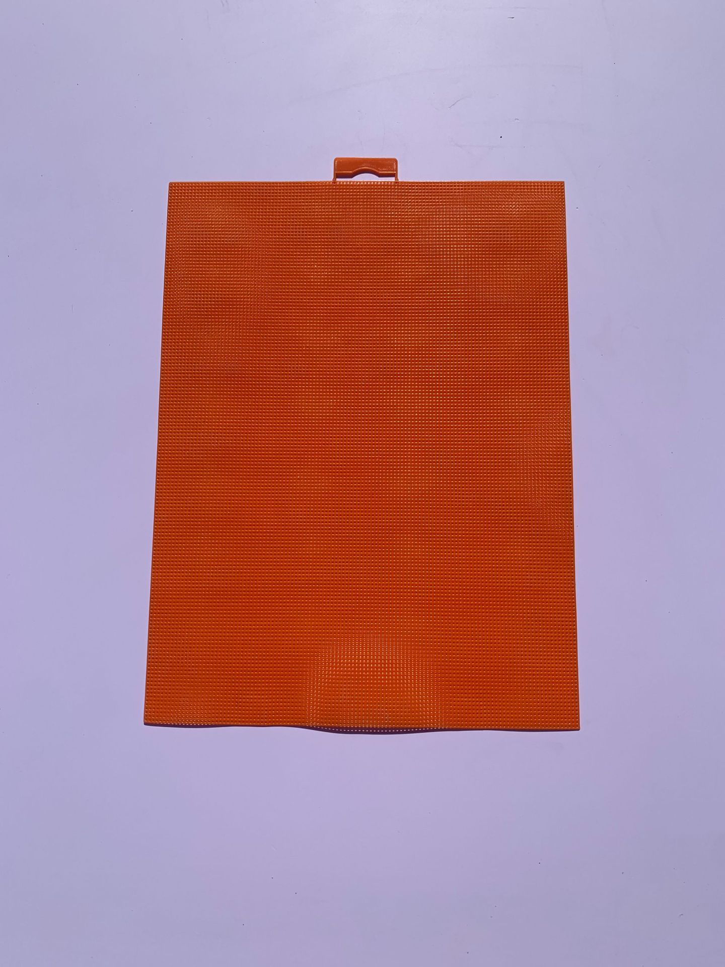Toile en plastique 14ct couleur citrouille profonde