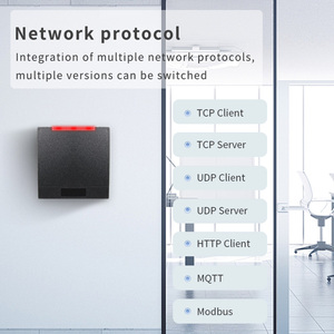 125Khz 13.56MHz Modbus RJ45 <strong>Reader</strong> Visitor RFID <strong>TCP</strong>/<strong>IP</strong> Card <strong>Reader</strong> <strong>with</strong> POE Time Attendance Access Control System for School