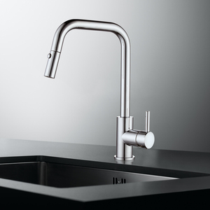 360 độ xoay kéo ra phun bồn rửa nhà bếp Vòi Mixer <span class=keywords><strong>tap</strong></span> xử lý duy nhất lỗ vòi bếp - Product Image 2