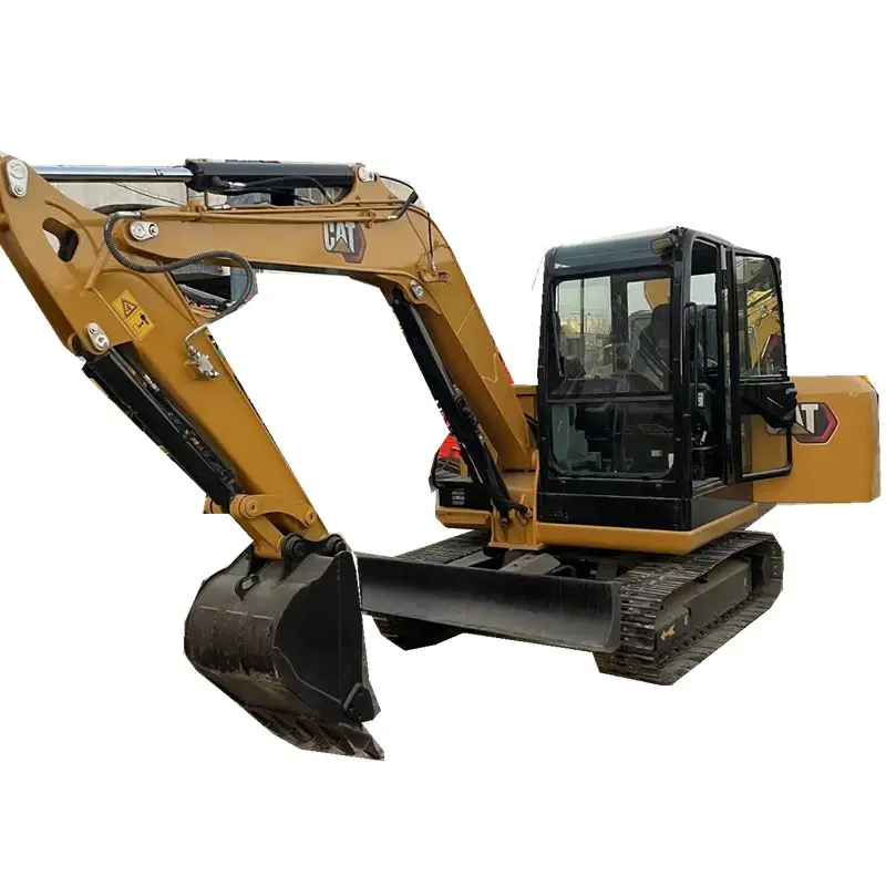 The small second-hand excavator CAT 306E 6TON crawler machine is in good working condition for sale
