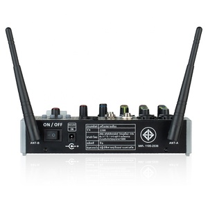 LX402DSP+2mic 4 Channel 99 Dsp Power Audio Amplifier <strong>Match</strong> <strong>Sound</strong> Mixer With Microphone Handheld - Product Image 3