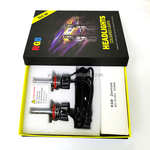 YF 9005ไฟอัตโนมัติแบบปลั๊กแอนด์เพลย์9006 9012 IP68 4000LM H11 RGB ไฟหน้า LED 200W - Product Image 5