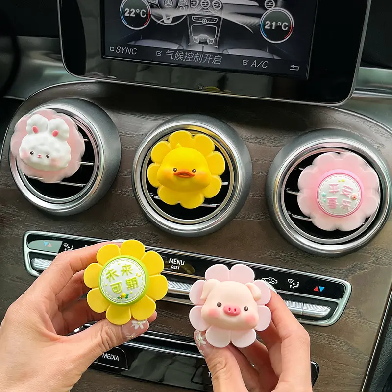 Commercio all'ingrosso professionale carino decorazione presa d'aria giocattolo Clip giocattolo unico di lunga durata profumato per auto