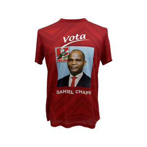 เสื้อยืดโพลีเอสเตอร์พิมพ์ลายสำหรับใช้ทางการเมืองและเพื่อการศึกษา - Product Image 1