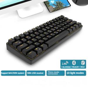 RK61 Bulk Großhandel Programmierung Notebook Retro Gammer Office Tastatur Deutsch USB c Tastatur Wireless Gaming für Computer