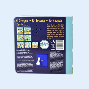 高品质儿童定制印刷隐藏按钮音乐音板书 - Product Image 6