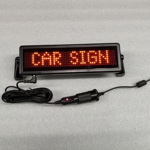 Araba Led işareti programlanabilir matris paneli metin mesajı Led Panel kaydırma LED ekran cam Led duygu için dükkan, araba, kamyon - Product Image 2