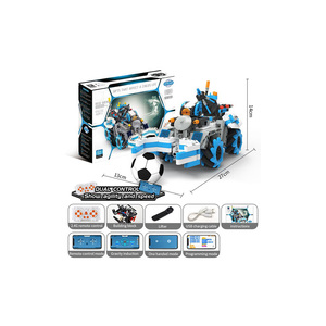 2.4GRCロボットおもちゃサッカーおもちゃリモコンサッカーゲームプログラミングRCビルディングブロックおもちゃ489PCS - Product Image 1