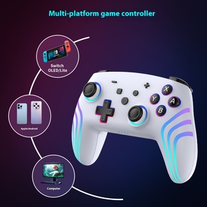 Für Bluetooth Wireless Controller für Android PC Computer Tablets-Sechs-Achsen-Somatos ensor ische RGB Colour ful Light Switch Vibration für - Product Image 2