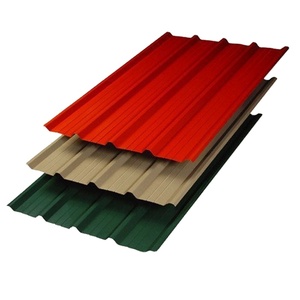 แผ่นหลังคาเหล็กเคลือบโลหะใช้แผงบ้านชุบสังกะสีแบบจุ่มร้อน