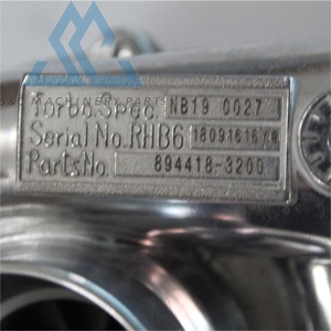 RHB6 Turbo 8944183200 8944183201 8944163510 NB190027 4BD1 4bdhitachi HITACHI için turboşarj EX120-1 EX150-1 JCB JS110 JS130 - Product Image 2