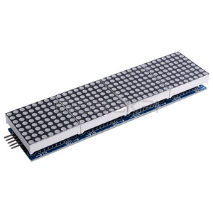 GeeekPi 2 pezzi MAX7219 modulo a matrice di punti per microcontrollore Arduino 4 in un Display con linea 5P rosso/giallo verde/Bule