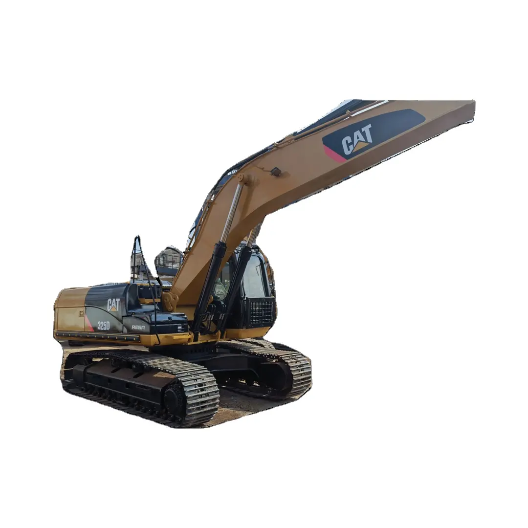 Maquinaria usada de buena calidad, máquina excavadora CAT 325D sobre orugas, Caterpillar maquinaria hidráulica, excavadora CAT325D