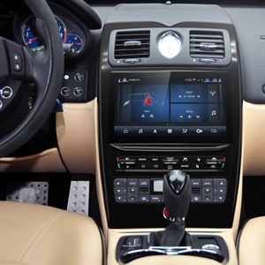 Sistema de reproductor Multimedia Autoradio de navegación GPS de 10,26 pulgadas estéreo de Audio para coche para Maserati Quattroporte 2004-2012 - Product Image 3