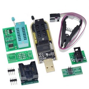 Series EEPROM <strong>Flash</strong> BIOS <strong>USB</strong> <strong>Programmer</strong> Module + SOIC8 SOP8 Test Clip + 1.8V adapter + SOIC8 adapter DIY KIT
