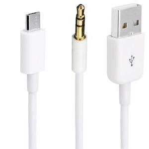 2 in 1 Mini Micro <strong>USB</strong> to <strong>USB</strong> <strong>3.5mm</strong> Aux Standard Audio Jack Connection Cable for Samsung I9300 I9220 - Product Image 5