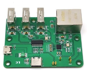 For <strong>Raspberry</strong> <strong>Pi</strong> Zero Network HUB Expansion Board USB to <strong>Ethernet</strong> HUB Hub USB2.0 10/100Mbps <strong>Ethernet</strong> Port Self-recovery Fuse Pro - Product Image 2