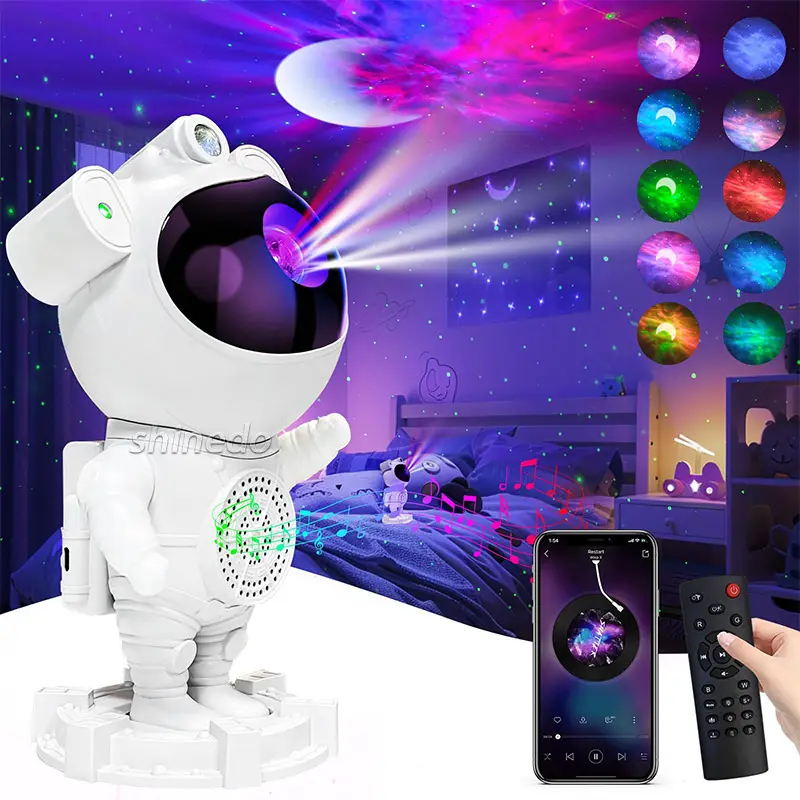 NEW Astronaut Galaxy Starry Projector lamp LED Night Light Star Sky Night Lamp For Bedroom Home Decorative Kids Birthday Gift