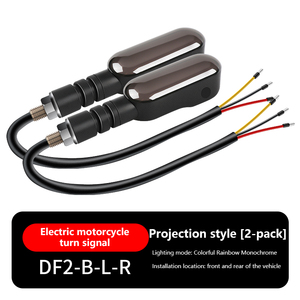 Motorcycle Running Water Turn signal Lights 12V <strong>LED</strong> Double-sided Flow Turn signal - Product Image 4
