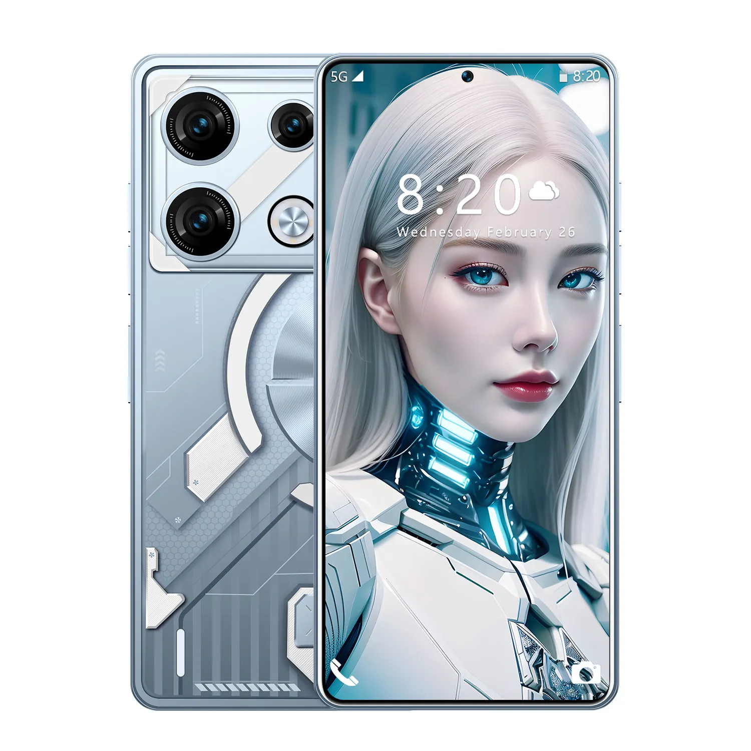 2024 Venta caliente GT10 Pro Smartphone Android 13 16GB + 1TB 7,3 pulgadas Original desbloqueado pantalla OLED Dual SIM teléfonos móviles 5g NFC