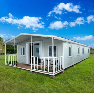 Không thấm nước nghiêng mái nhà prefab di động nhỏ nhà 3 4 5 phòng ngủ 20ft 40ft gấp mở rộng container Granny căn hộ sân thượng - Product Image 2