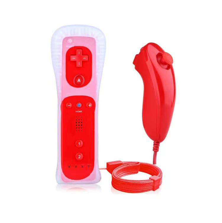 Telecomando rosso con Nunchuck