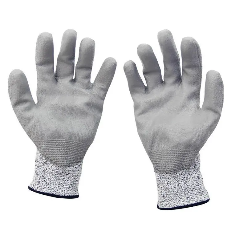 Youpin hei — gants anti-coupures de résistance CE niveau, 5 gants avec revêtement de la paume de la main en PU, bon marché