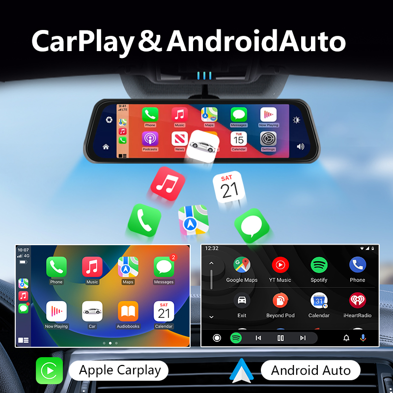 ระบบแสดงผลกระจกมองหลัง CarPlay