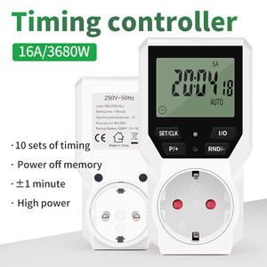 TM07 Smart Timer presa grande Display digitale LCD responsabile risparmio energetico 3680W interruttore di temporizzazione con memoria oscurante - Product Image 2
