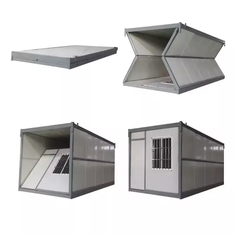 Modern Supply Ability Standard 20ft & 40ft Prefab Folding Container House Easy-to-install Flat Pack Steel China Office Structure