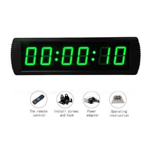 YIZHI GI6T-3G 3 pollici 6 cifre per interni cotup orologio <span class=keywords><strong>Timer</strong></span> da parete digitale conto alla rovescia con <span class=keywords><strong>Display</strong></span> LED verde per l'home Office
