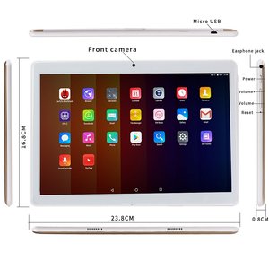 Tableta de 10 pulgadas Android 9,0 4GB RAM 128GB ROM-8000 mAh IPS pantalla HD Google GMS Wi-Fi GPS teclado y ratón - Product Image 6
